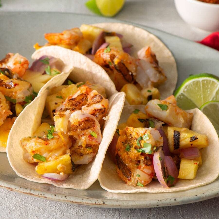 Tacos de camarón (4 pz)