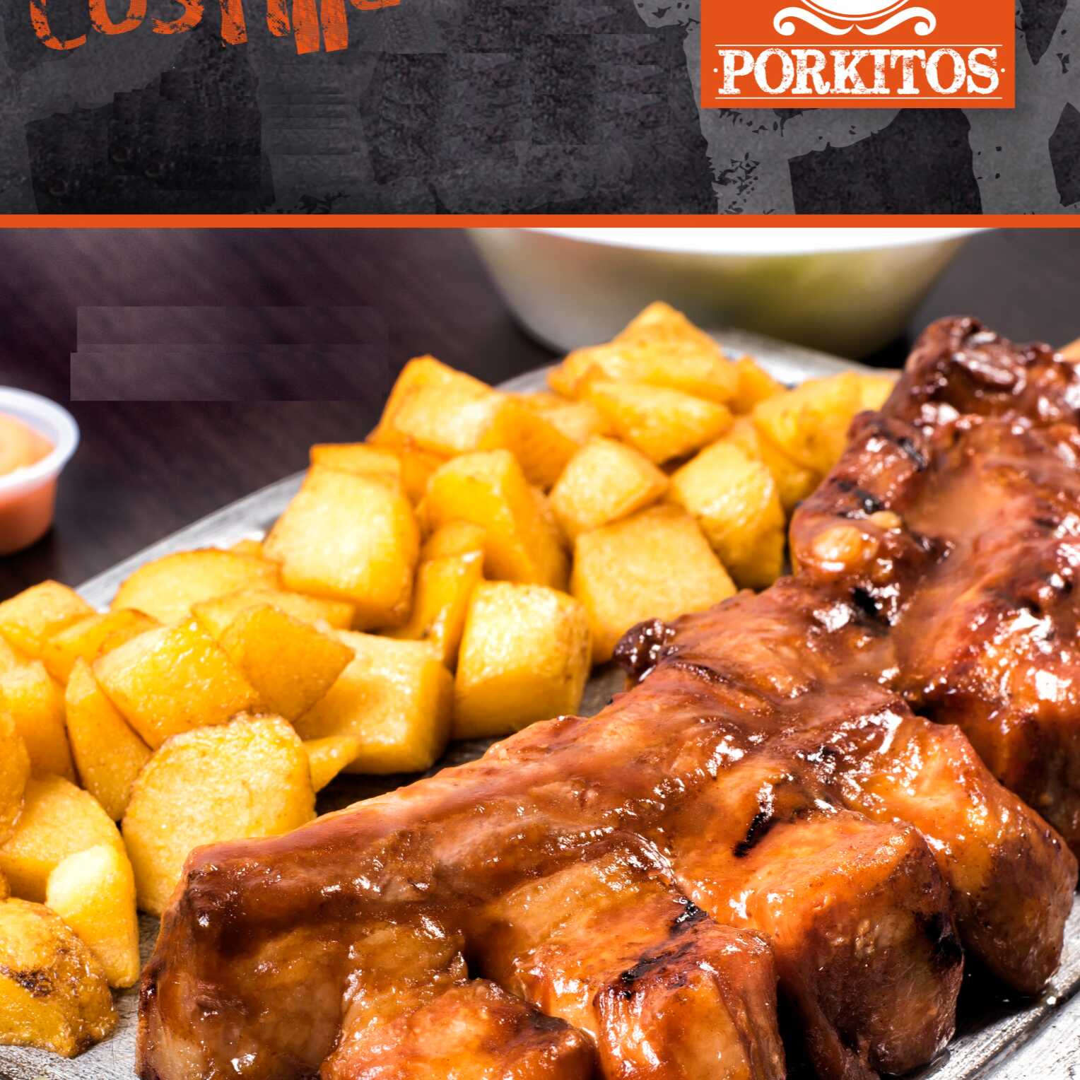 Costilla BBQ con Papa Amarilla