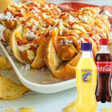 COMBO 2 HOT DOG*S+ 2 GASEOSAS🌟