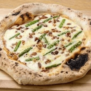 Pizza Pancetta & Esparragos