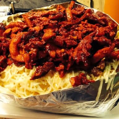 Papa Asada con Trompo