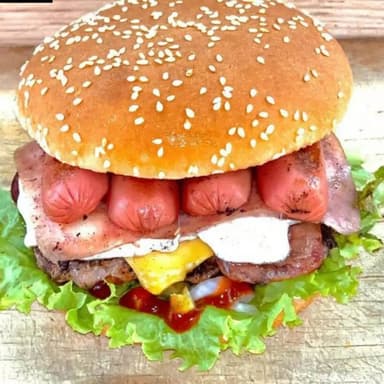 Hamburguesa Jamón Salchicha Promo
