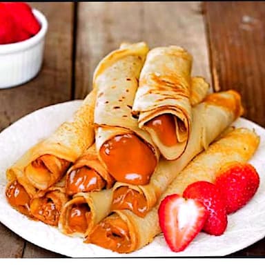 Crepe con Manjar de Casa