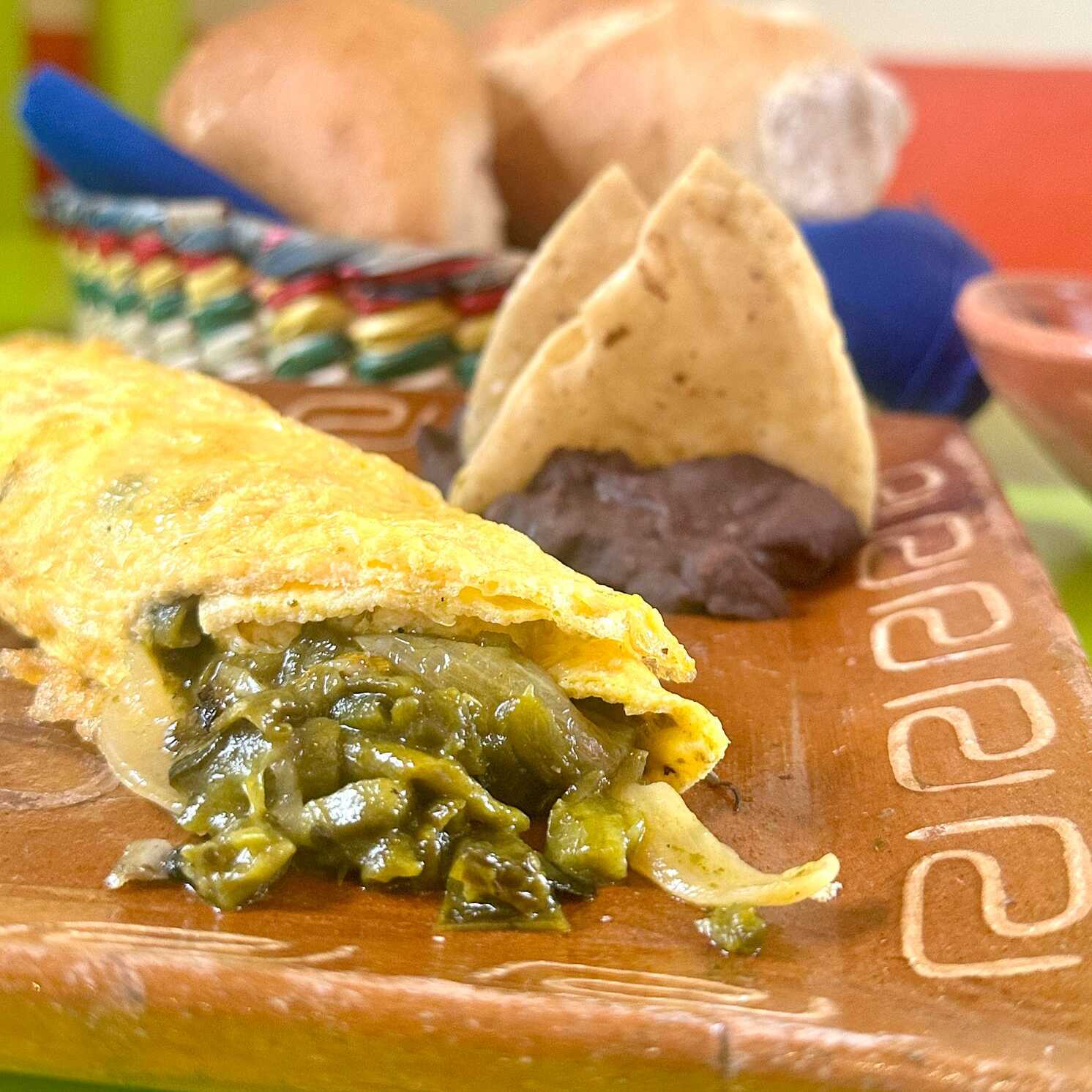 Omelette de Rajas Poblanas