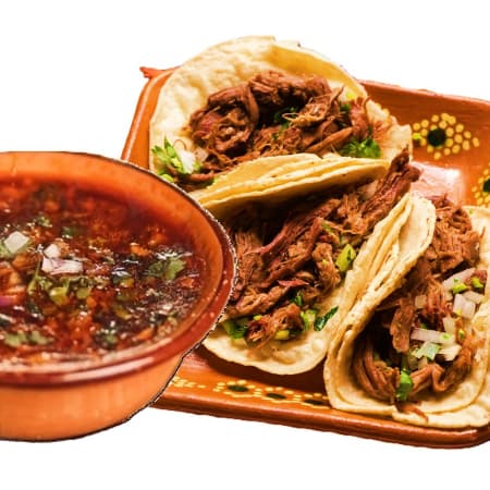 5 Tacos y 1 Consomé Sencillo