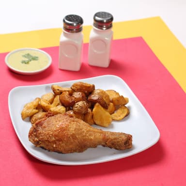 Combo Presa de Pollo Apanado + Papas + Gaseosa