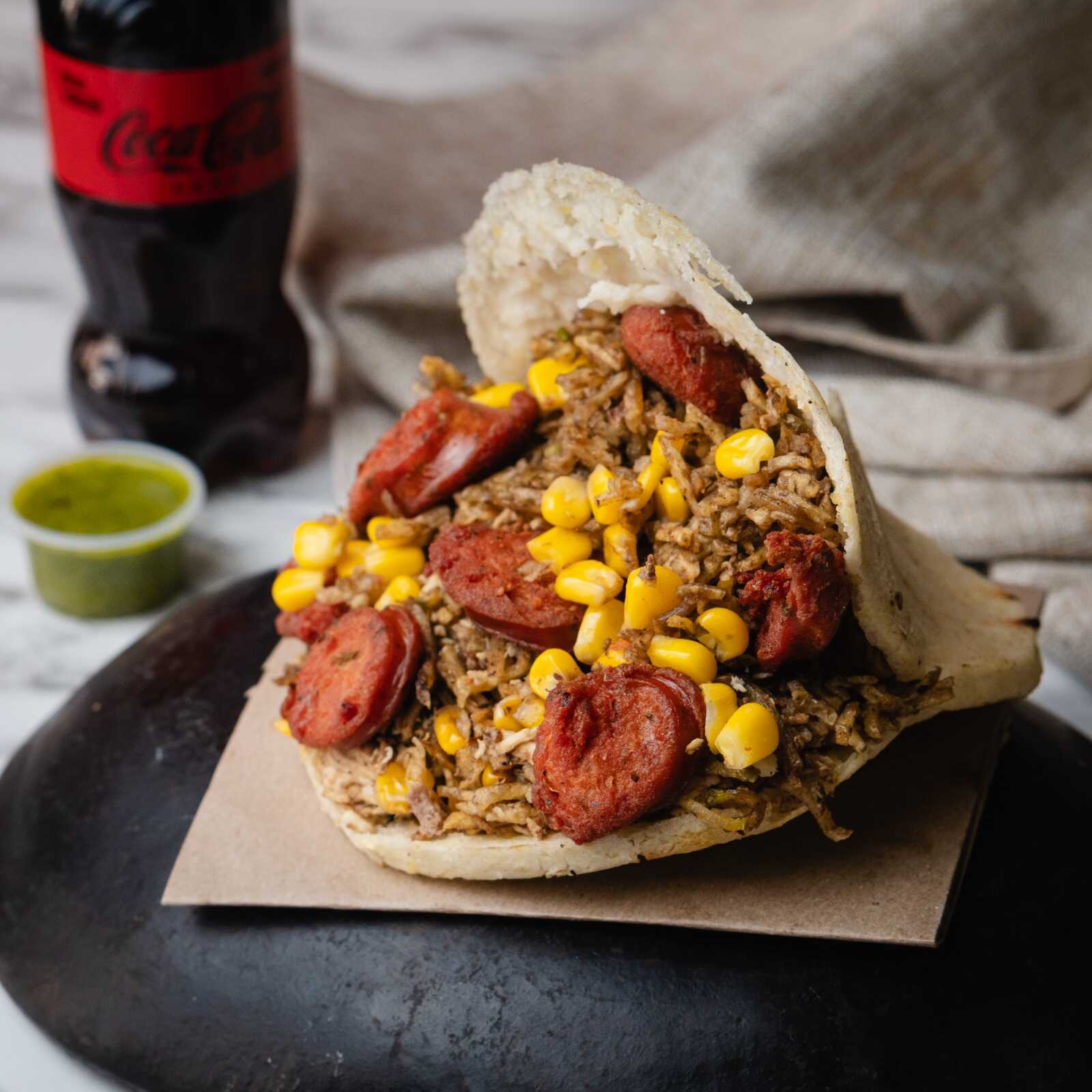 Combo Arepa Mazorcada de Chorizo