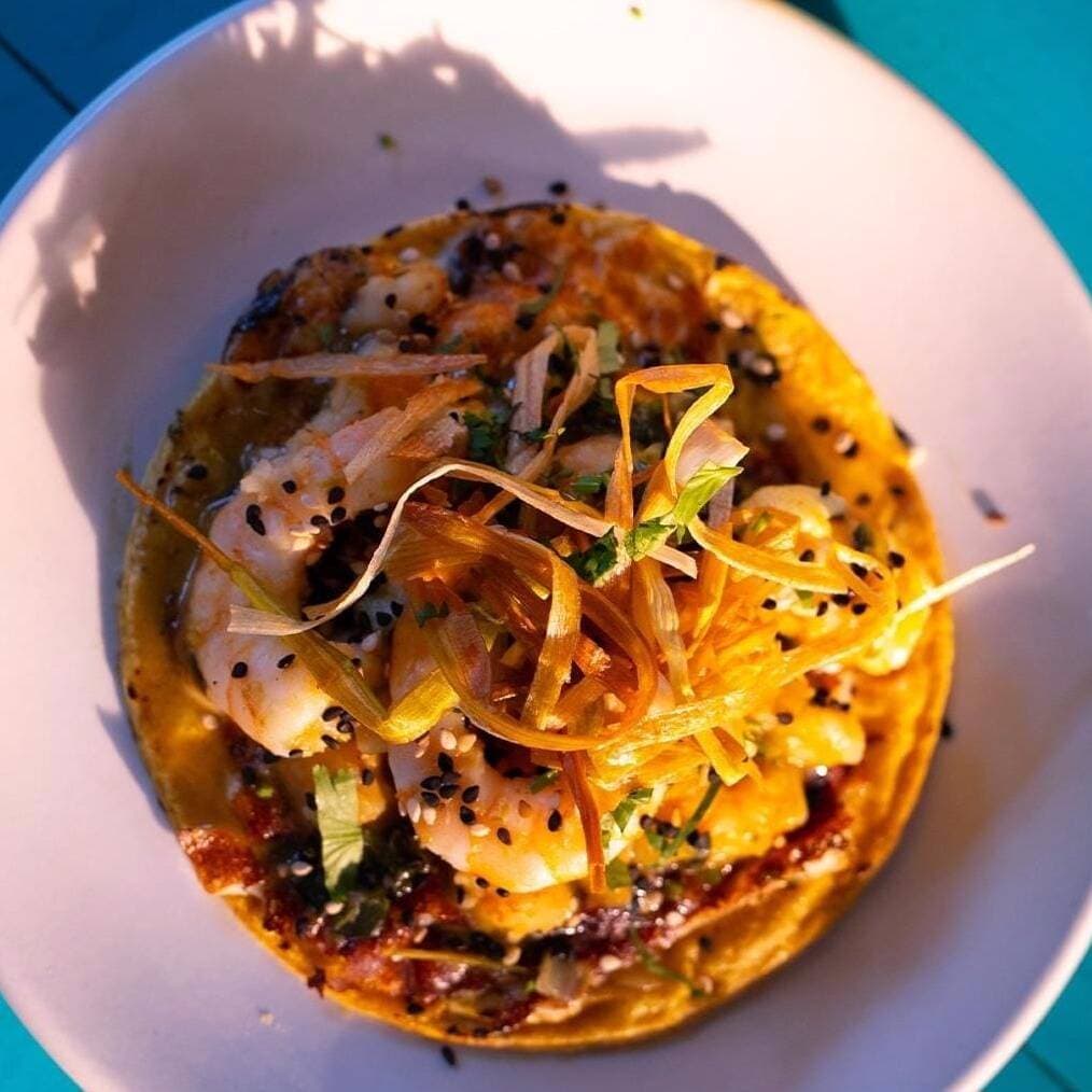 Tostada de Camarón