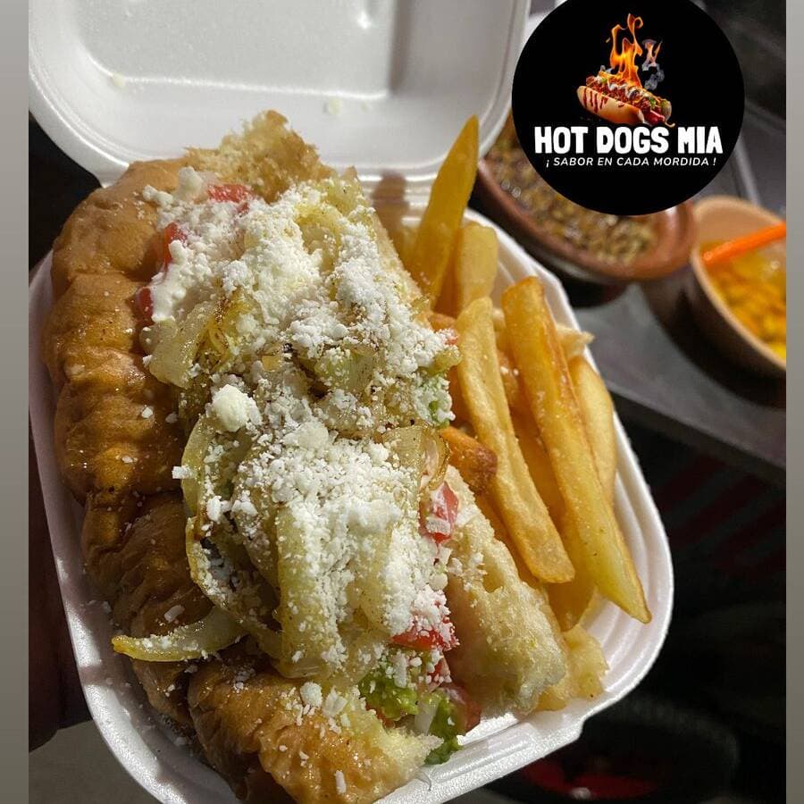Hot Dog Especial Con Papas