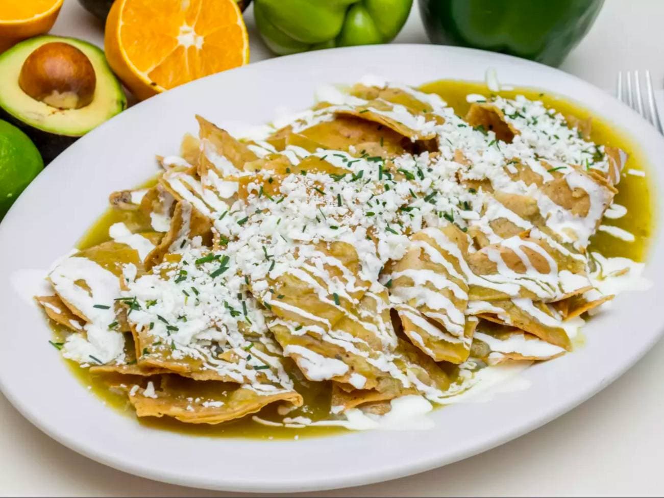 Chilaquiles con Pollo
