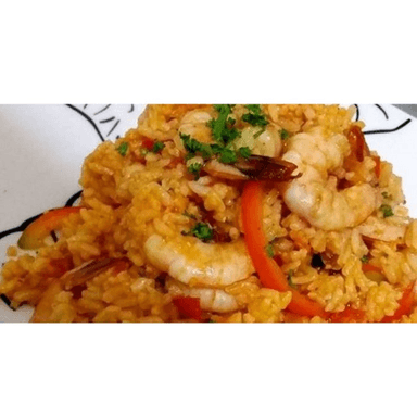 Medio de Arroz con Mariscos