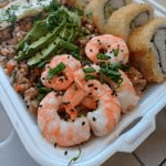 Sushi Empanizado+Arroz Culichi de Camaron