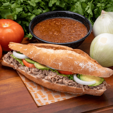 Lonche de Barbacoa