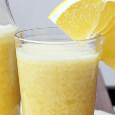 Jugo de Naranja y Plátano