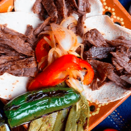 Orden de 4 Tacos de Cecina