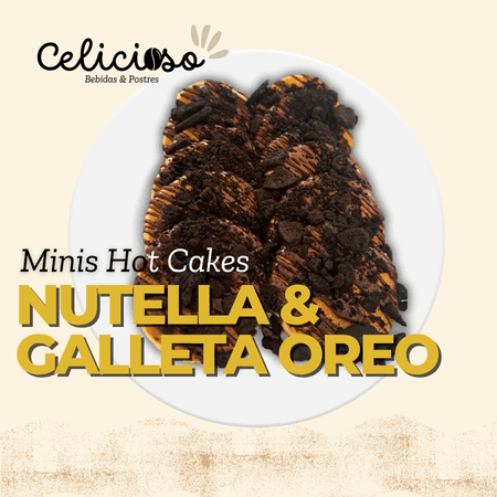 Hot Cakes Minis Galleta Oreo & Nutella 12 pzas