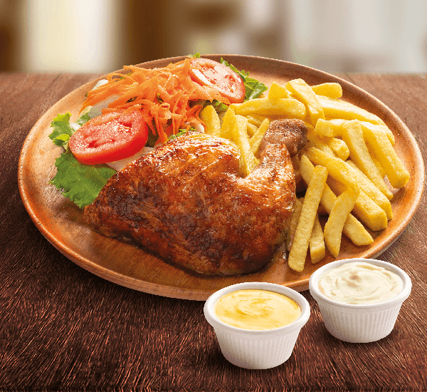 1/4 de Pollo Don Beli c/ Papas y Ensalada