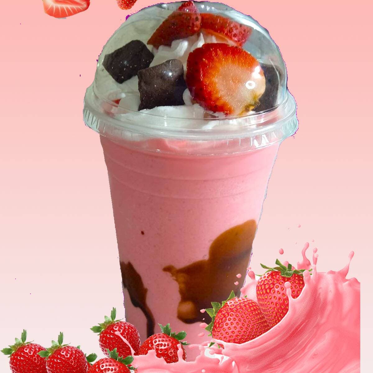 Malteada de Fresa