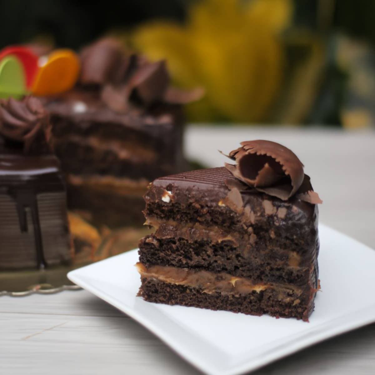 Pastel de Chocolate Porción