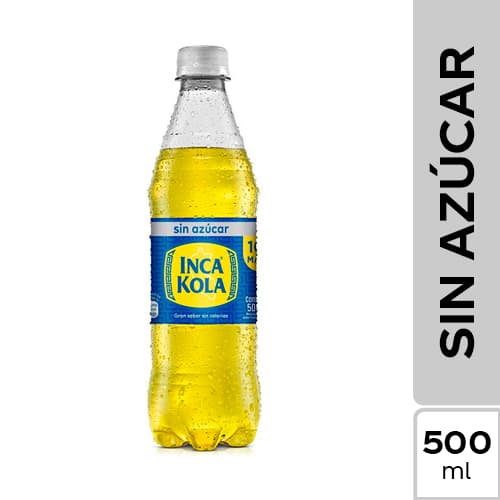 Inca Kola Sin Azúcar 500 ml