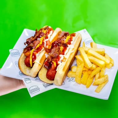 2 Hot-dogs con Papas