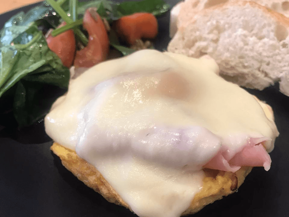 Tortilla de Huevo con jamon
