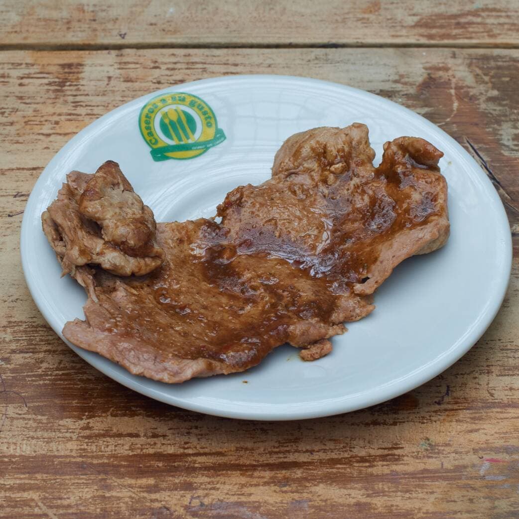 Carne de cerdo a la plancha