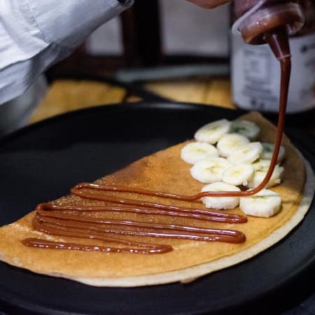 Crepa Platano Cajeta