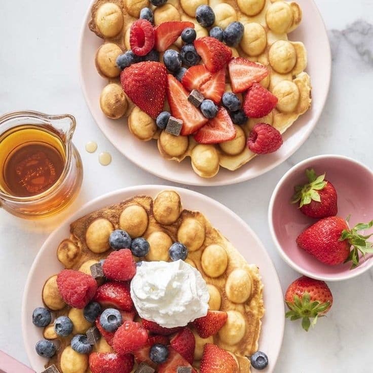 🧇🫧 WAFFLES BUBBLE A TU GUSTÓ ❤️‍🔥