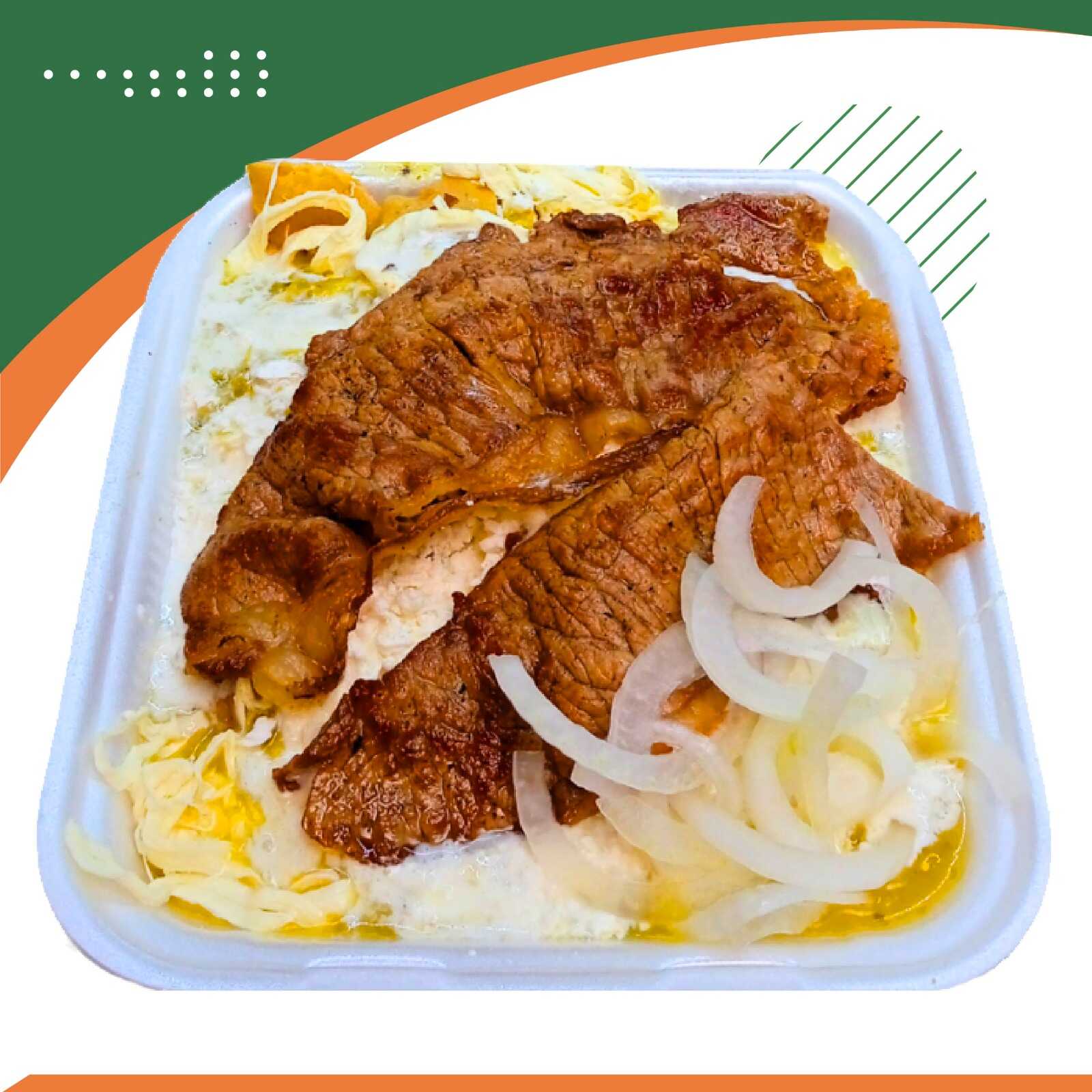 Chilaquiles con Costilla de Res y Quesillo