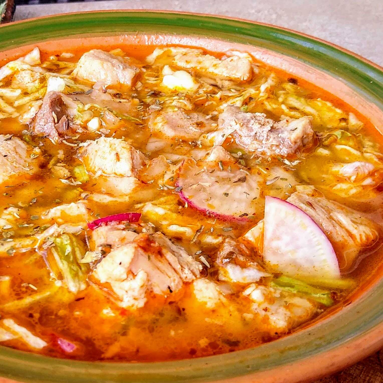 Pozole de Puerco Para 2 Personas