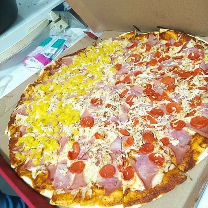 Pizza Xxlarge Hawaiana Con Pollo