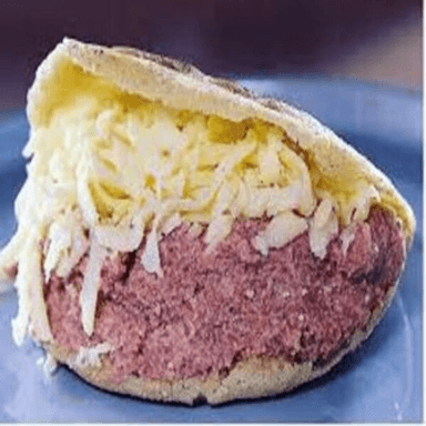 Arepa Diablito y Queso