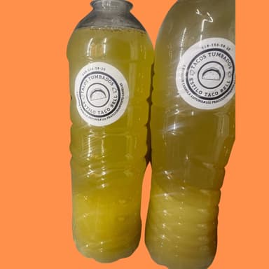 Bebidas Tumbadas Agua de Sabor Natural Piña