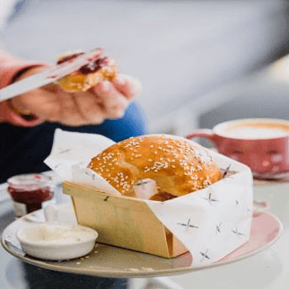 Bagel con Queso Crema