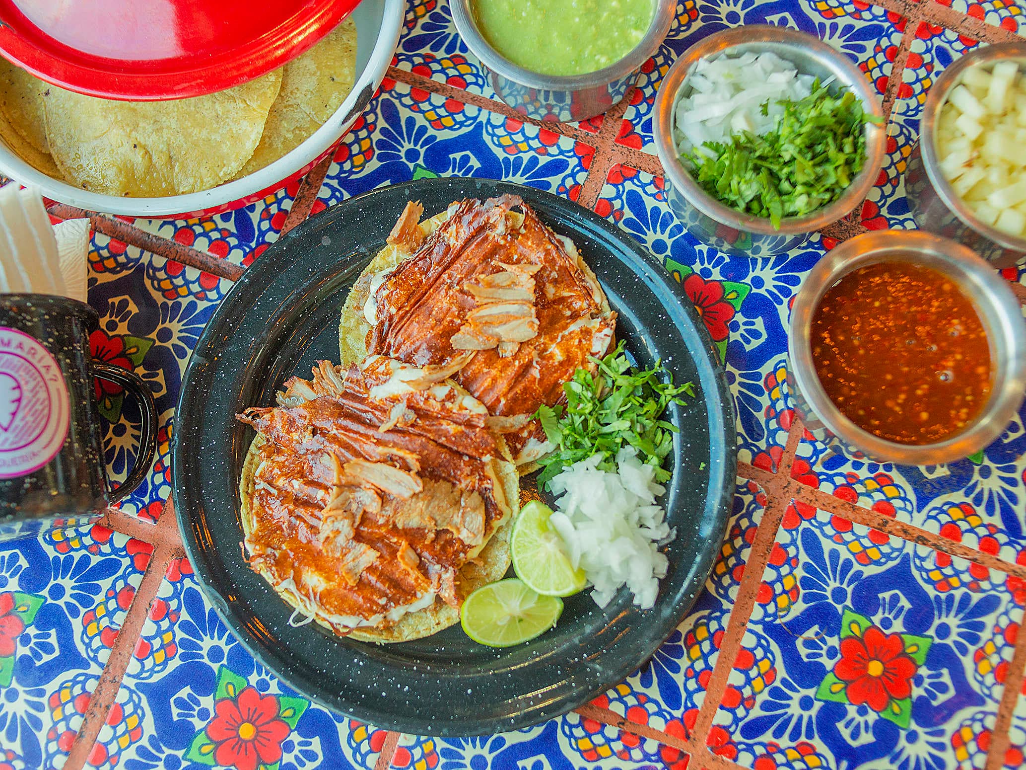 Taco al Pastor con Queso