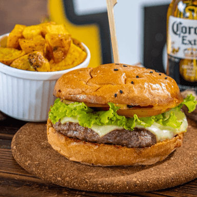 Burger Clasica + Papas