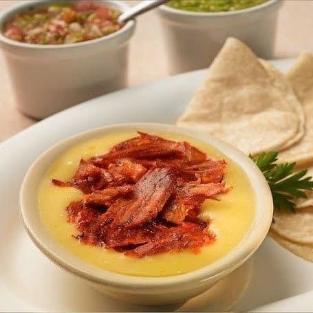 Queso Fundido con Pastor