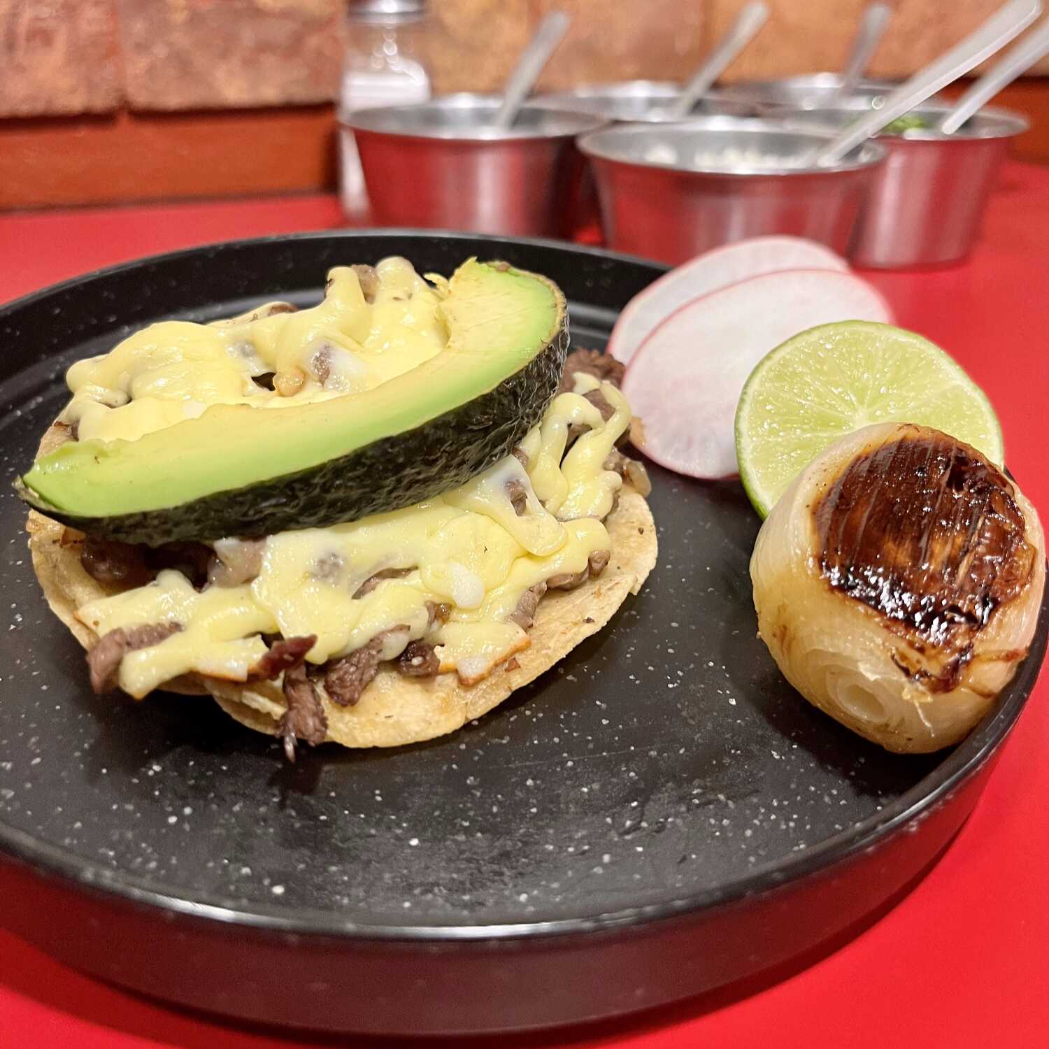 Taco Chico de Bistec con Queso