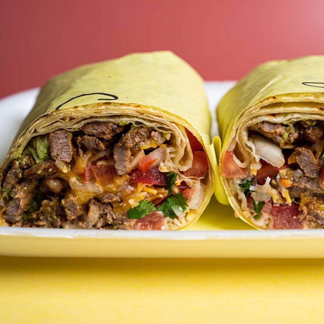Burrito Estilo California, de Carne Asada