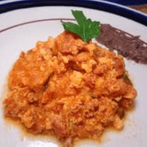 Huevo Revuelto en Salsa Roja 500g