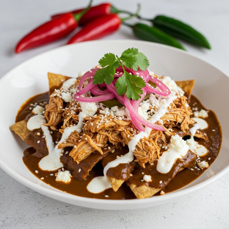 Chilaquiles de Mole
