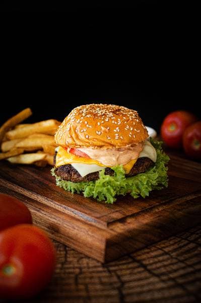 Cheesy burger