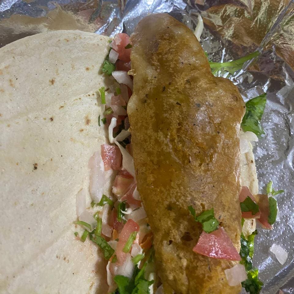 Taco de Maíz de Pescado Capeado