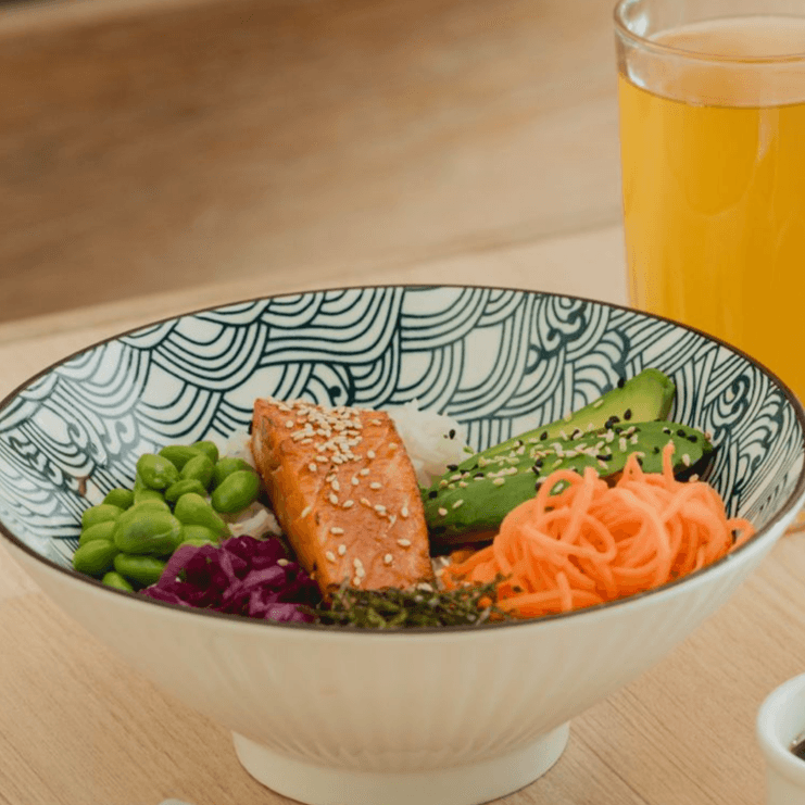 Salmon Teriyaki Bowl