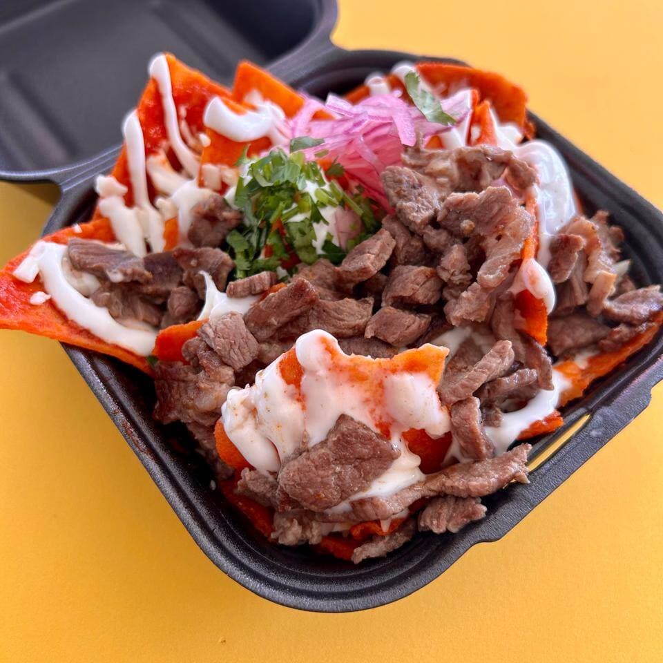 Chilaquiles con Carne