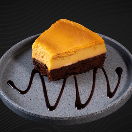 Chocoflan Rebanada