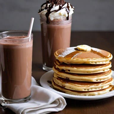 COMBO HOTCAKES + MALTEADA DE LA CASA