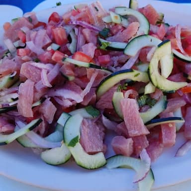 Ceviche de Medallon de Atun