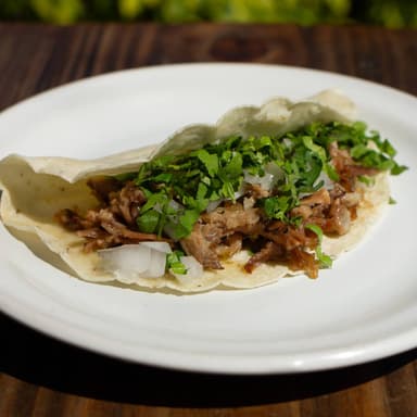 Taco de Barbacoa de Borrego